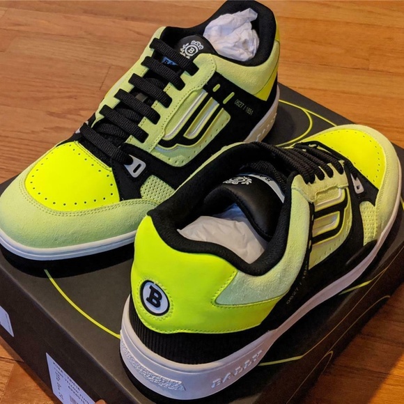 Bally | Shoes | Bally Kuba Fluorescent Retro Trainer Sneakers | Poshmark